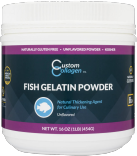1 lb Unflavored Fish Gelatin Powder